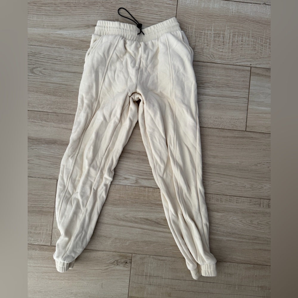 Fashion Nova Cream Joggers